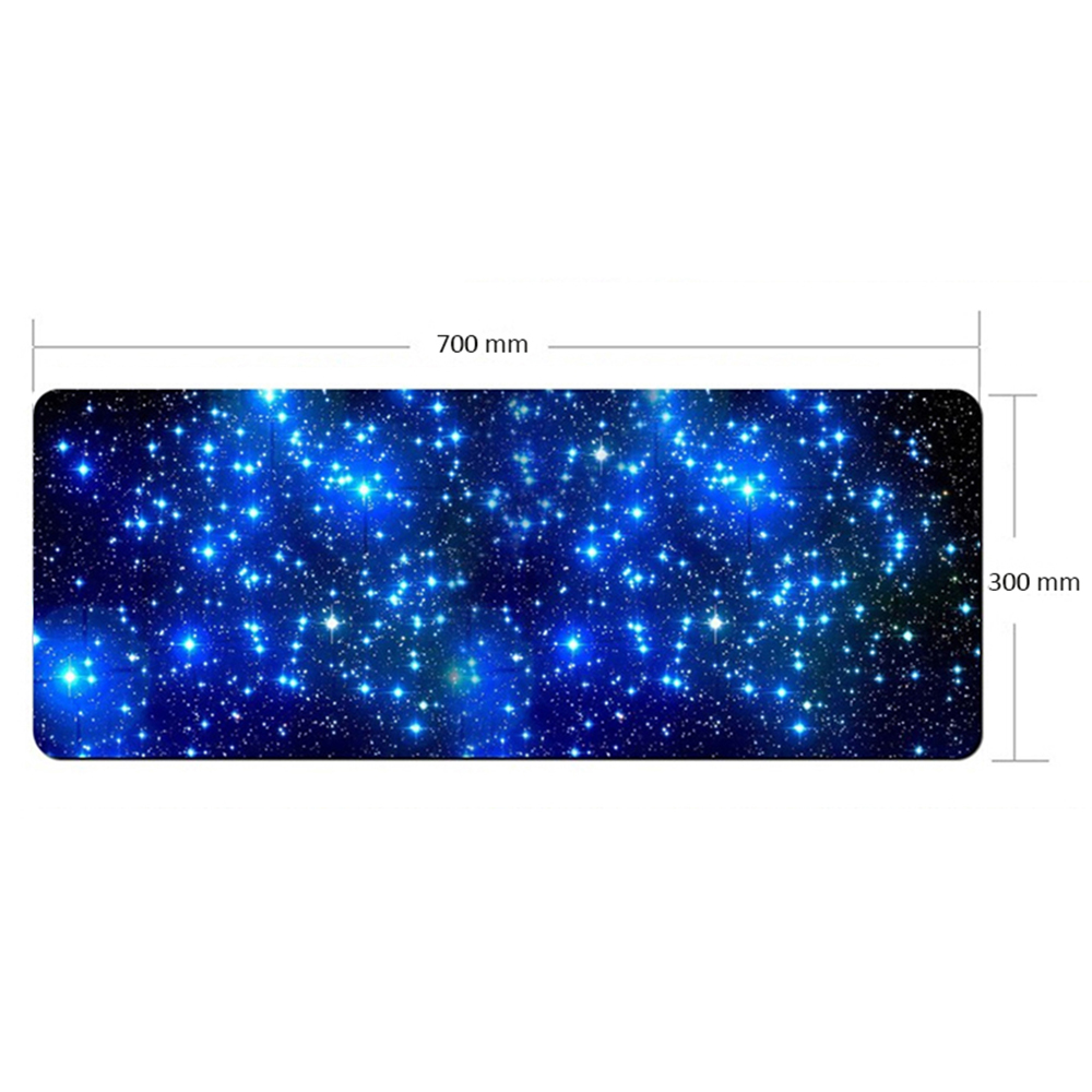 Tấm Lót Chuột Starry Sky Khóa Cạnh Chống Trượt Cho PC Máy Tính Xách Tay Macbook