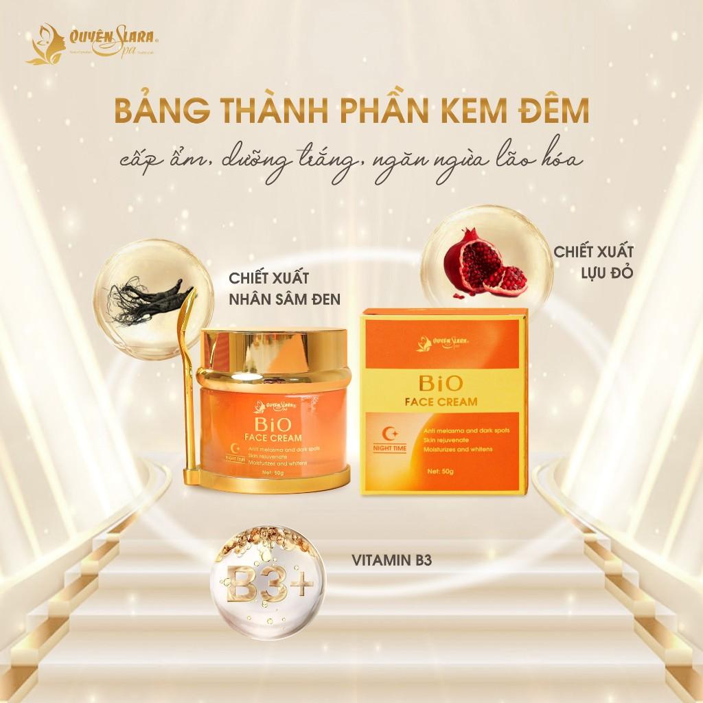Kem Dưỡng Da Ban Đêm BIO FACE CREAM 50g, Cấp Ẩm &amp; Phục Hồi Chuyên Sâu, Giúp Da Trắng Sáng, Mịn Màng