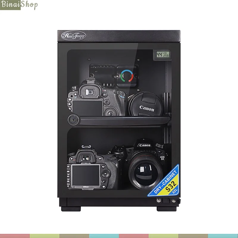 Tủ Chống Ẩm Huitong S-32 , Màn Hình LCD, Điều Chỉnh Cơ