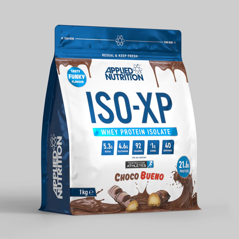 Applied Nutrition ISO-XP 1KG (40 Lần Dùng) 100% Grass Fed Whey Protein Isolate, Hỗ Trợ Phục Hồi và Xây Dựng Cơ