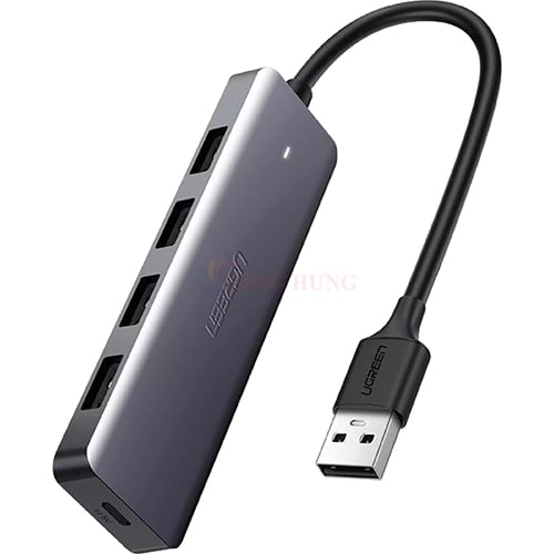 Cổng chuyển đổi Ugreen 4-in-1 USB 3.0 Hub CM219 50985 - Hàng chính hãng