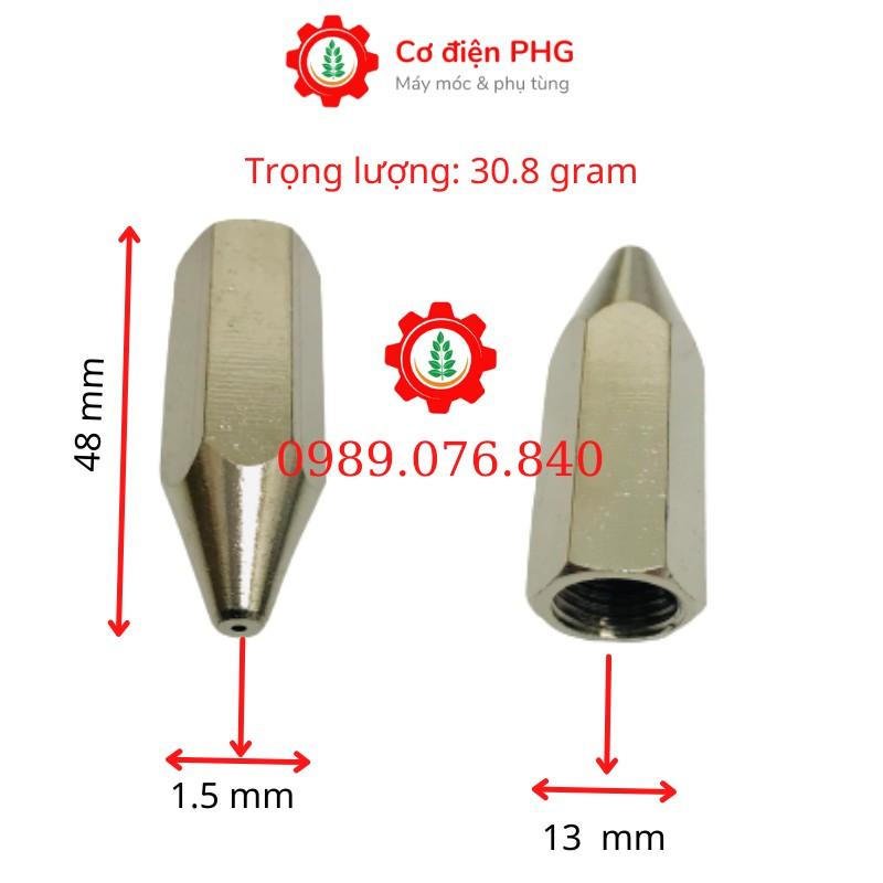 Đầu xịt béc rửa xe, máy lạnh nối ren trong 13.8 ly| Béc rửa máy lạnh