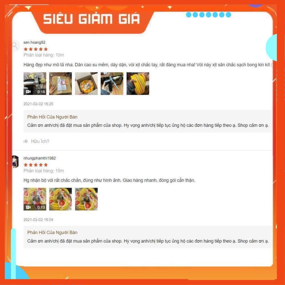 Bộ vòi xịt tăng áp 3 lần rửa xe tưới cây điều chỉnh mức nước tiết kiệm nước đa năng 206400