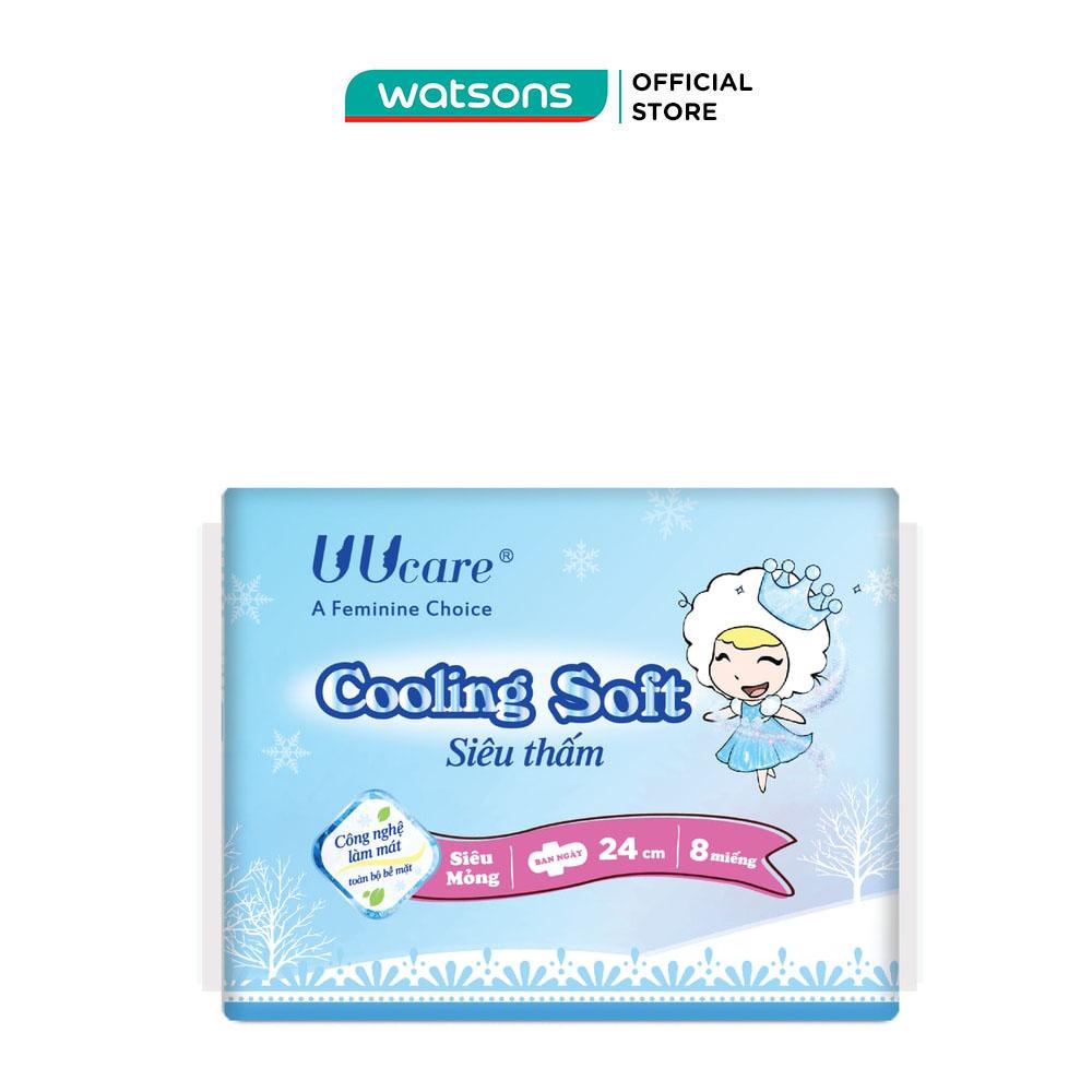 Băng Vệ Sinh UUcare Young Girl Cooling Soft Siêu Thấm Loại Ban Ngày 24cm 8 Miếng