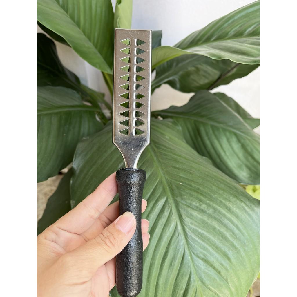 Dụng cụ đánh vảy cá bằng inox không gỉ, cán nhựa pp chắc chắn, dài 21cm độ bền cao, vệ sinh dễ dàng của gia dụng Du Thủy