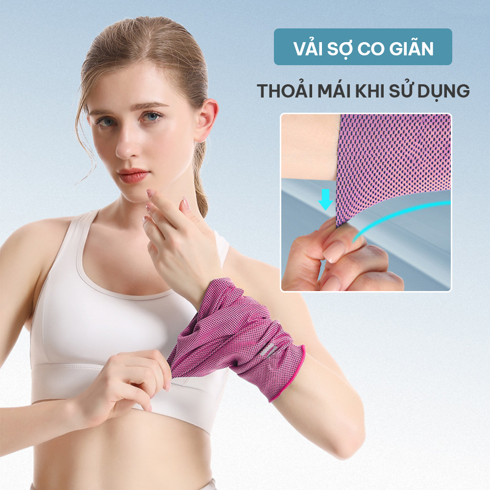 Khăn lạnh thể thao, khăn tập Gym, Yoga chính hãng GoodFit GF04E