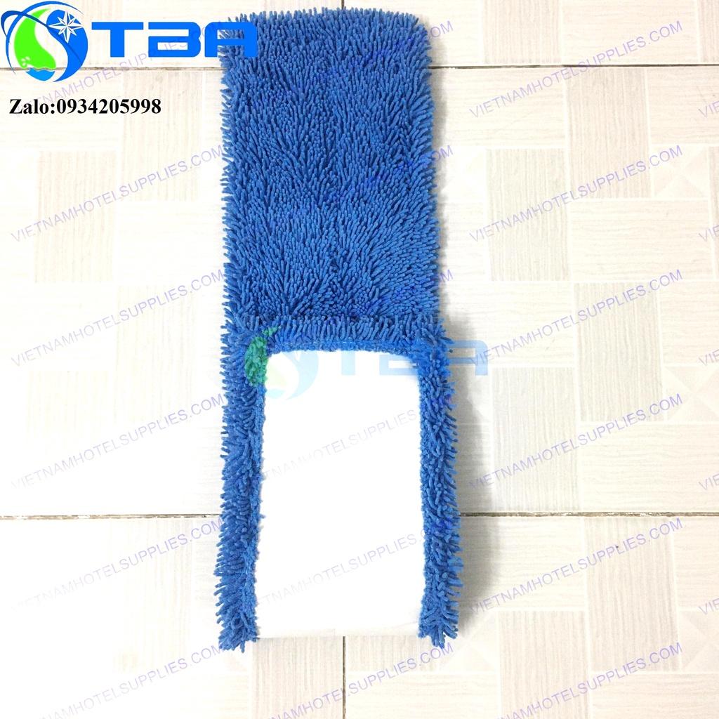 Tấm lau thay thế công nghiệp 80cm sợi microfiber màu xanh siêu thấm hút tốt