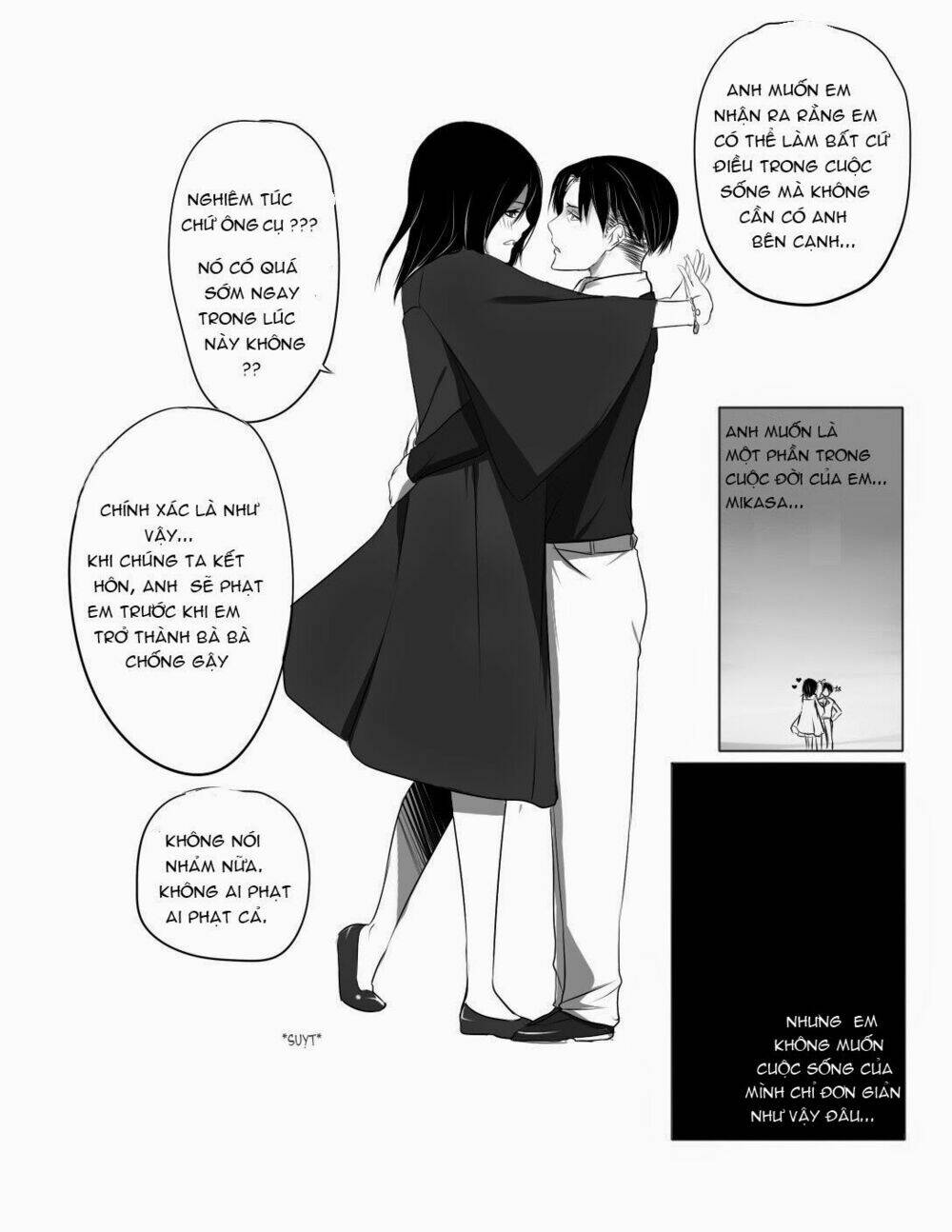 đại chiến titan - doujinshi về cuộc tình tay 4 chapter 6 9