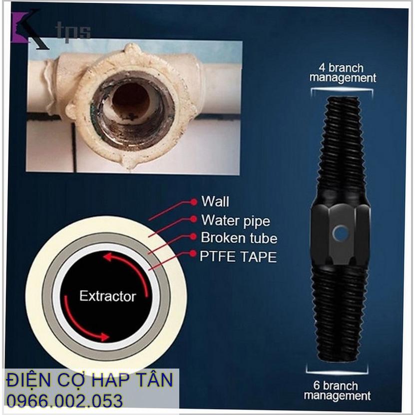 Vặn ren 2 đầu 14-27mm vặn ren gãy