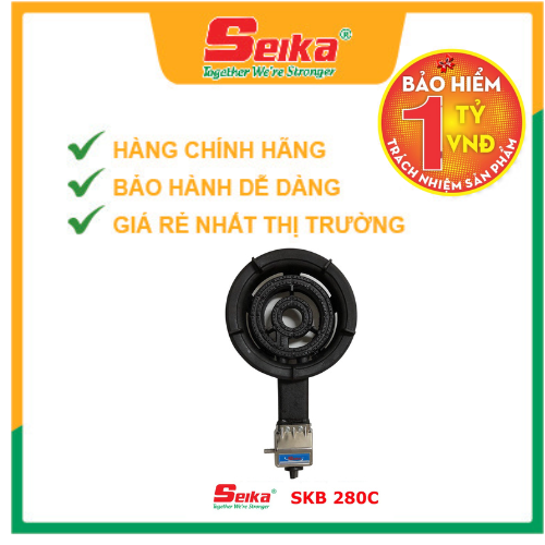 Bếp Gas Công Nghiệp Seika SKB280C - Hàng Chính Hãng