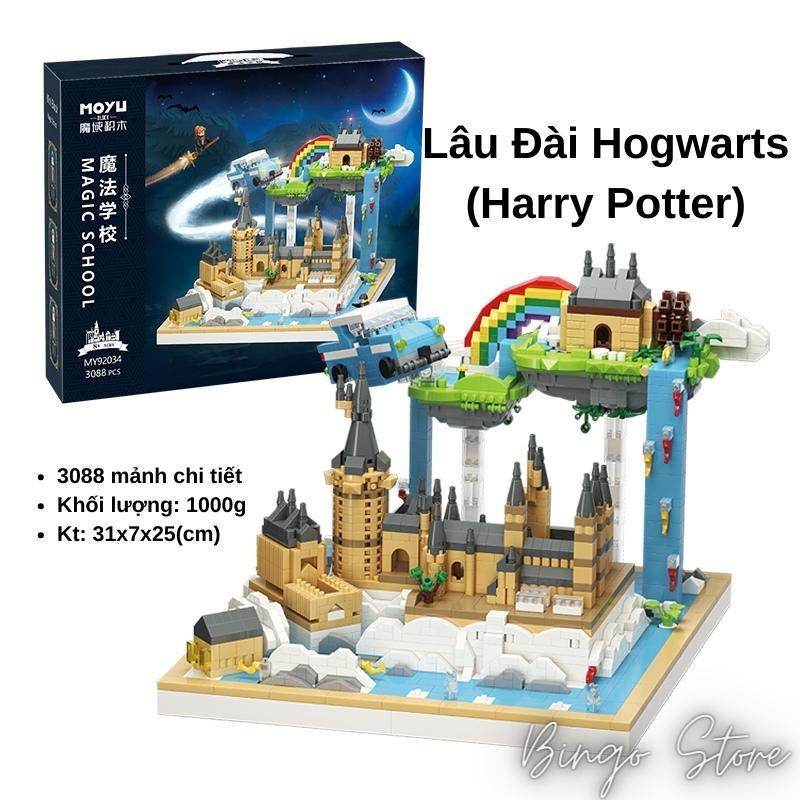 MÔ HÌNH LẮP RÁP LÂU ĐÀI PHÉP THUẬT HOGWARTS