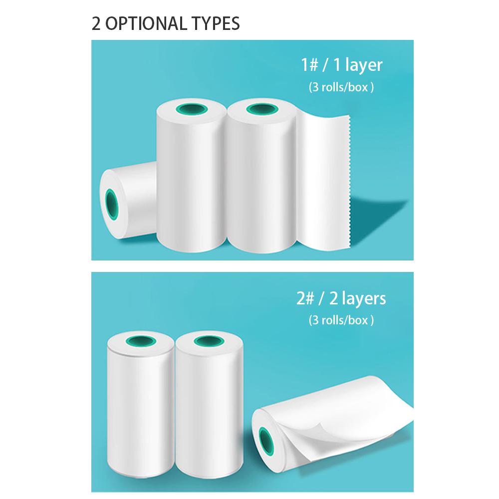 3 cuộn giấy in ảnh 30*57mm cho máy ảnh cầm tay