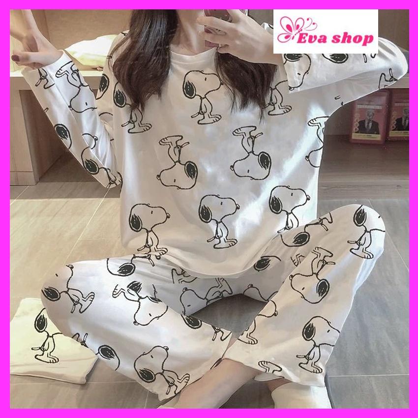 Đồ ngủ nữ, đồ bộ pijama nhiều họa tiết dễ thương hàng Quảng Châu