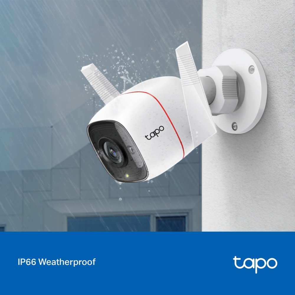 Camera WiFi Ngoài Trời TP-Link Tapo C310 | Ghi hình 2K 3MP | Âm thanh 2 chiều | Cảm biến hồng ngoại | Bảo hành 2 năm | Hàng Chính Hãng