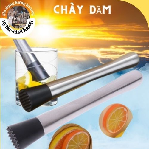 Chày dầm pha chế, dụng cụ pha chế