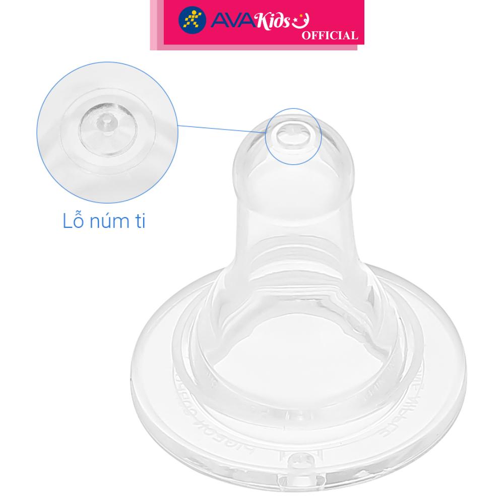 Bình sữa nhựa PP Pigeon cổ hẹp 120 ml - Hình khỉ (từ 4.5 tháng) - Hàng Chính Hãng