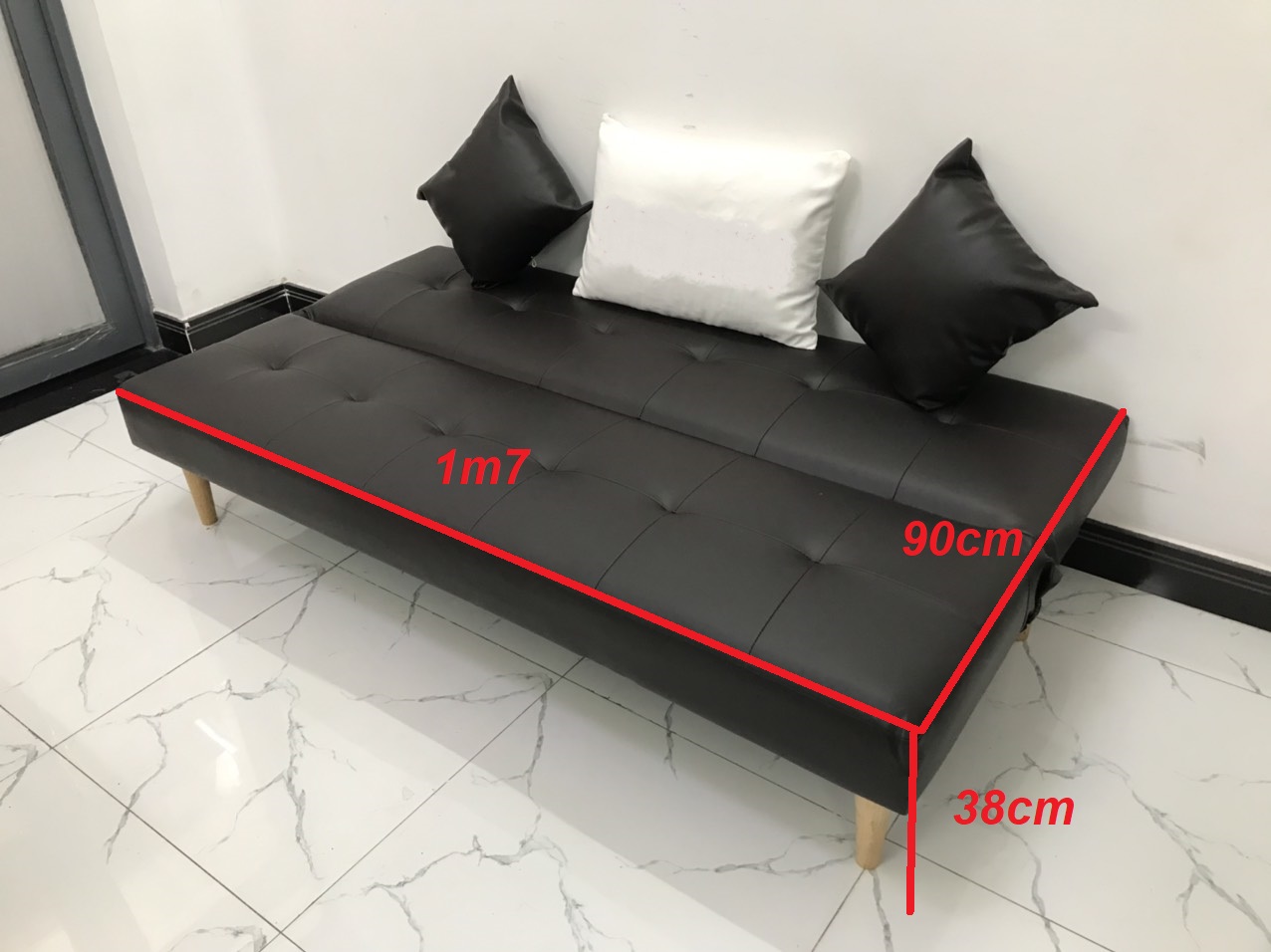 Bộ ghế sofa giường sofa bed phòng khách linco22 sofa vải, sofa nệm, sofa