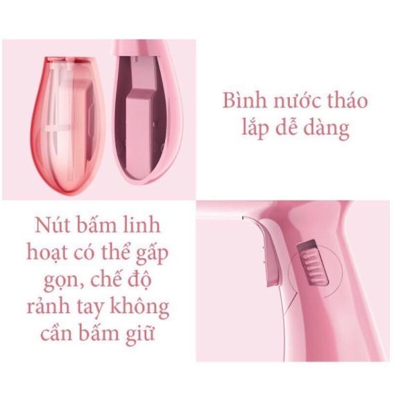 Bàn Là Hơi Nước Cầm Tay  - Bàn Ủi Cầm Tay Tiện Lợi, Thiết Kế Nhỏ Gọn ,hàng chính hãng