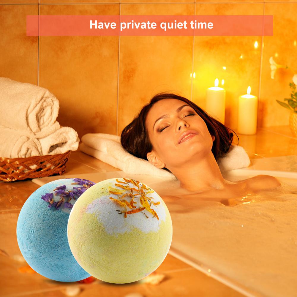 4 Quả bóng Muối tắm với hương thơm nhẹ nhàng, tạo nhiều bọt, Tốt cho làn da