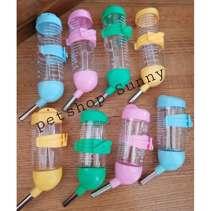 Bình nước bi 80ml 125ml cho thú cưng