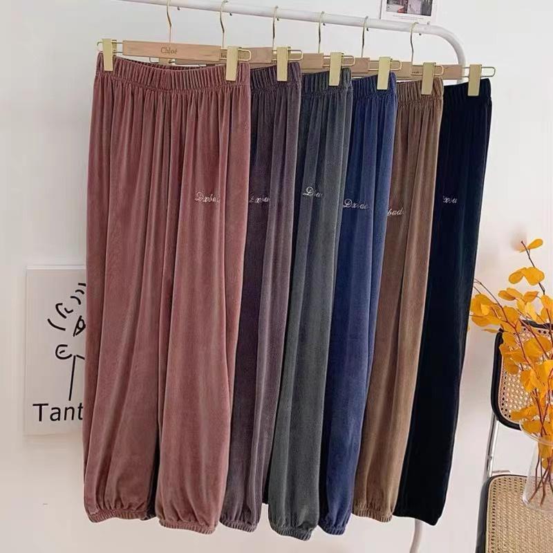 MS397 Quần baggy nhung siêu mềm mịn trẻ trung