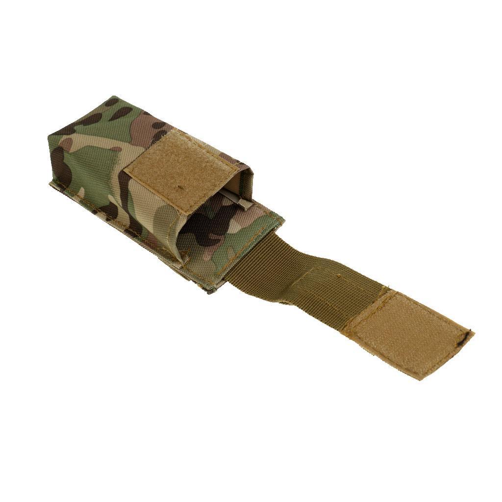 6xOutdoor Tactical Tourniquet Pouch with Shears Slot CP Camo