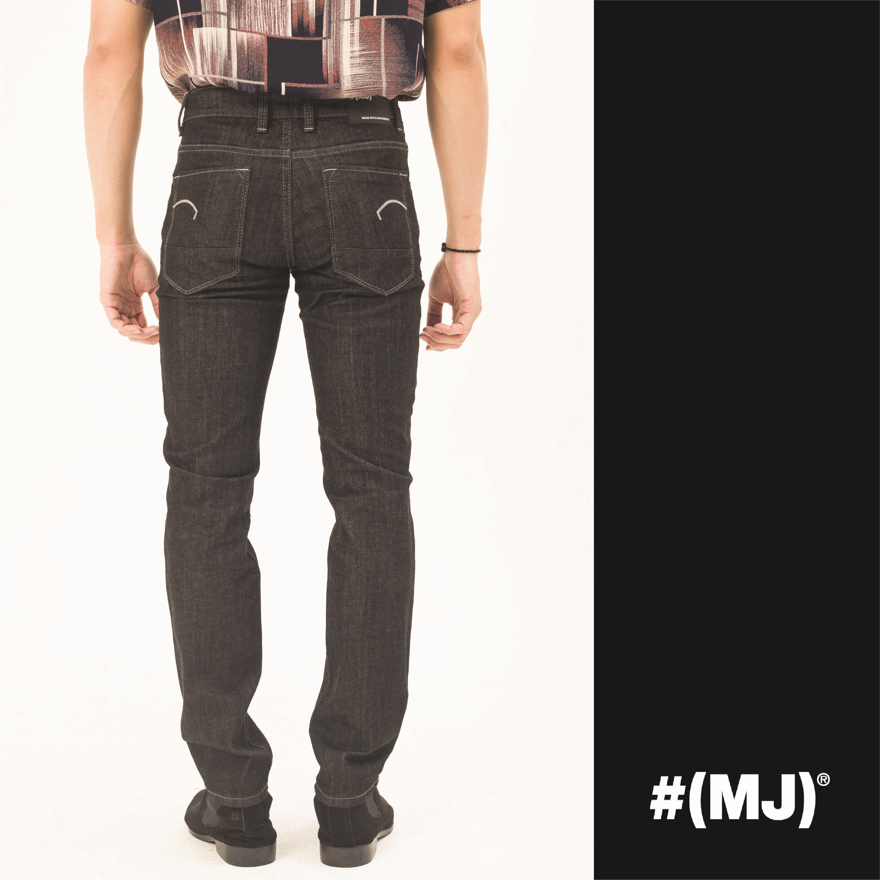 Quần jeans nam dài ống đứng MESSI MJB0109