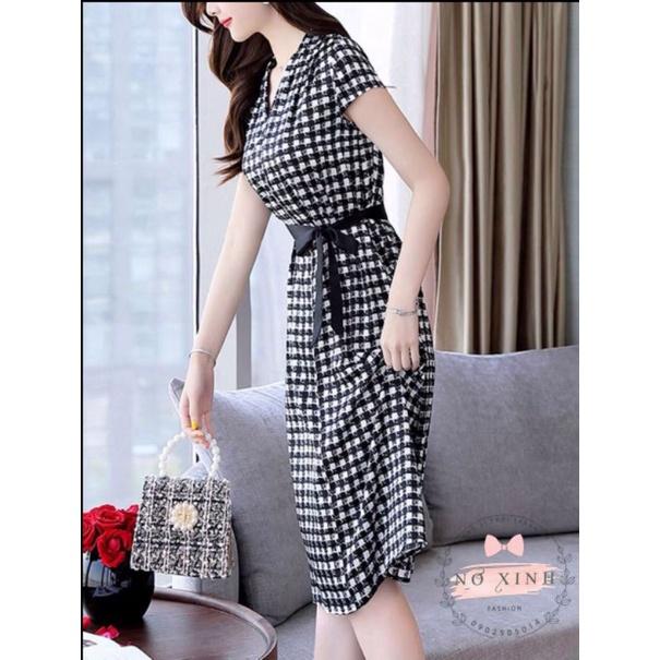 Đầm Công Sở Dự Tiệc Hàn Quốc Đủ Size M-L-XL-XXL