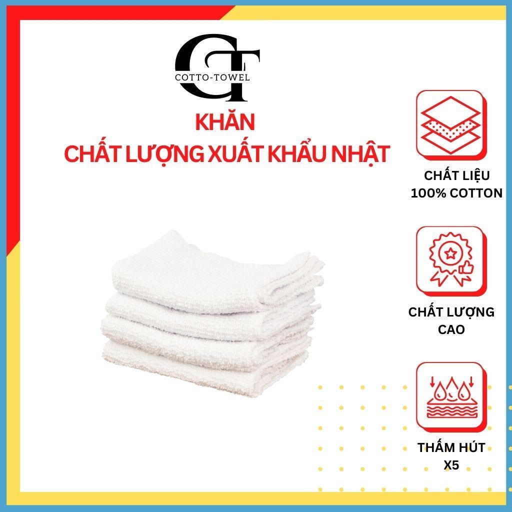 Khăn lau kính 100% Cotton Siêu thấm hút HÀNG XUẤT NHẬT