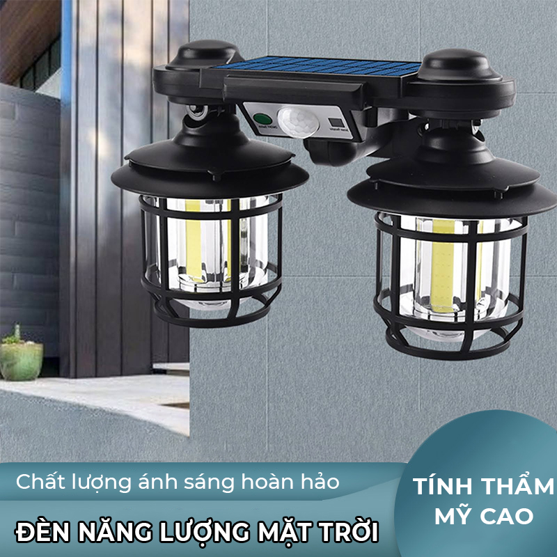 Đèn năng lượng mặt trời, Đèn lồng  vuông- tròn JD-2217 (192 COB), siêu đẹp -  K1530