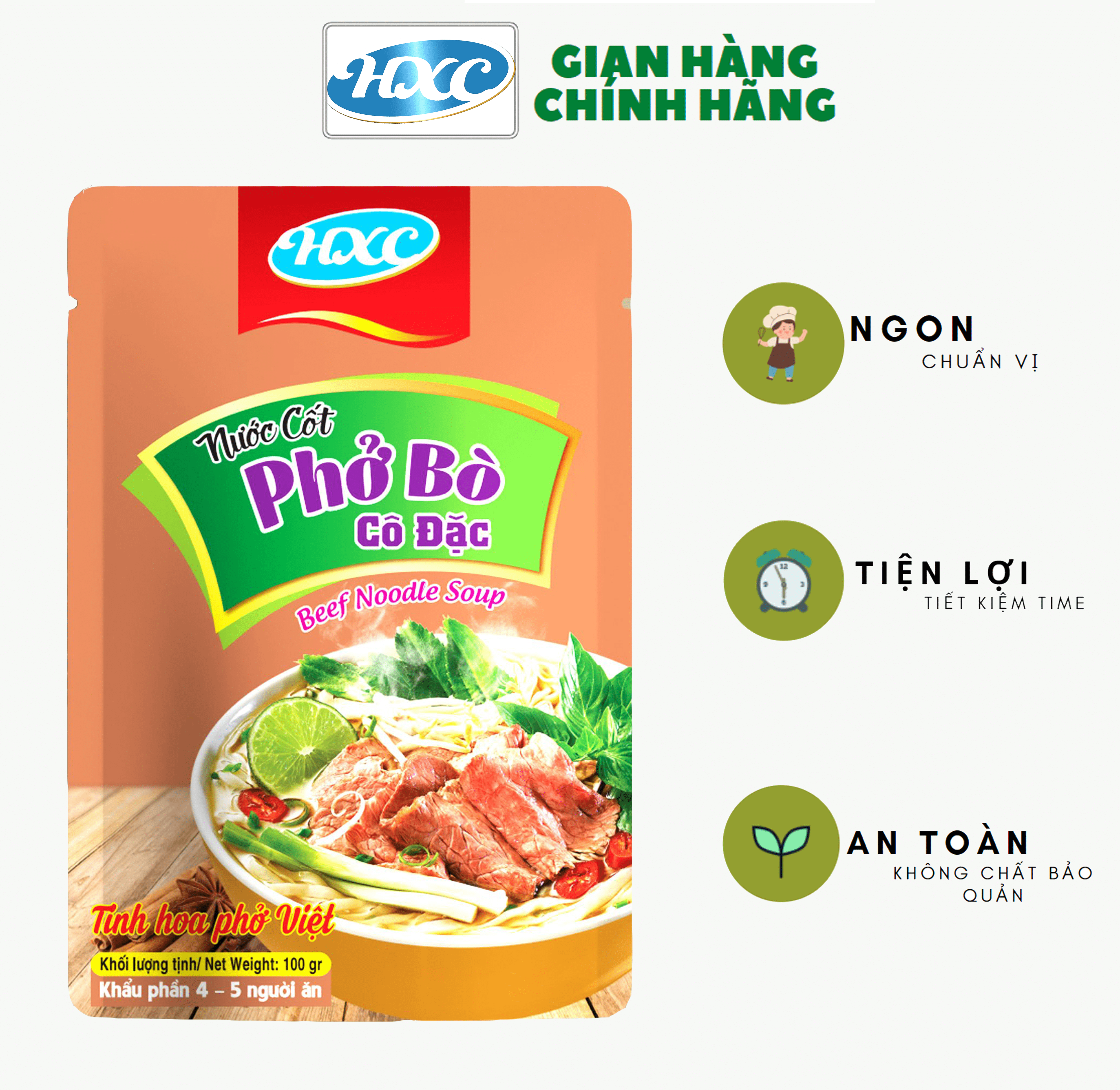 Nước cốt phở bò cô đặc - 100gr