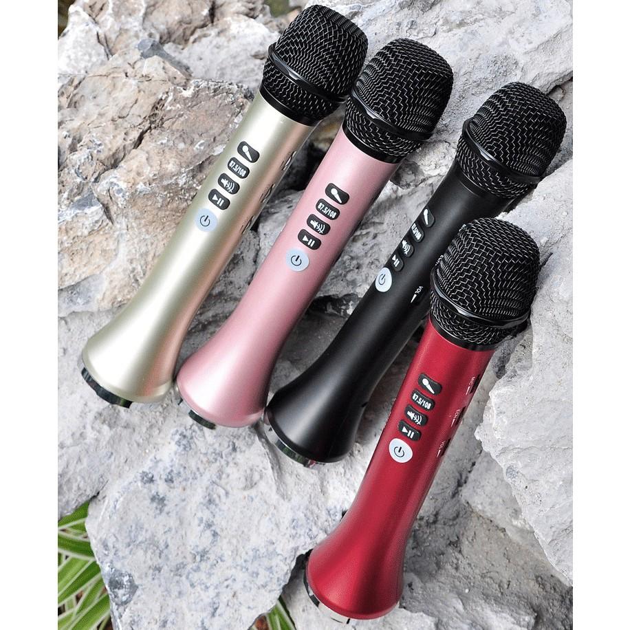 Micro Karaoke Bluetooth cao cấp thế hệ mới L-698 âm thanh tuyệt vời, công suất 15W