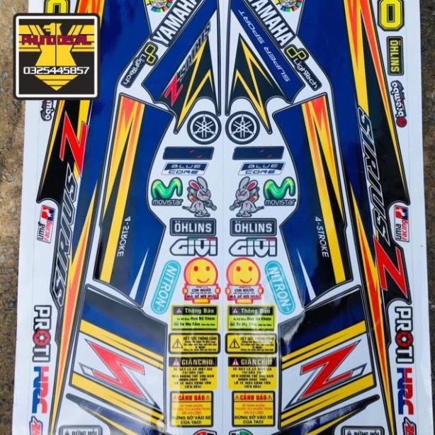 Tem rời sirius spark chữ Z