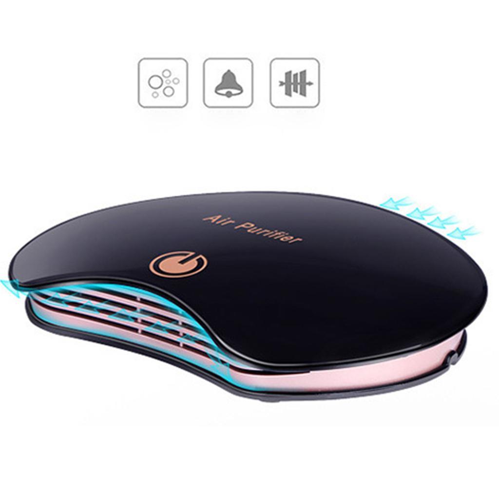 Black Car Air Purifier, Portable &amp; Quiet Air Cleaner, Eliminates Dust, Smoke, Mold, Germs, Odor Cleaner, for Car