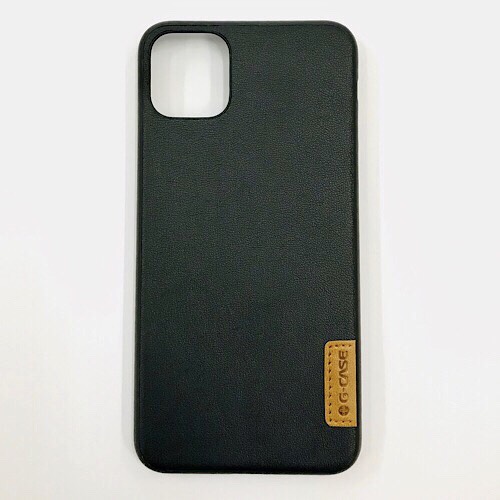 Ốp lưng cho iPhone 11 Pro Max hiệu G-Case Dark Leather Skin mỏng 1 mm - Hàng nhập khẩu