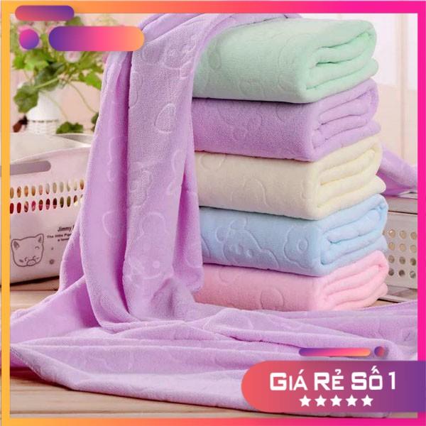 Khăn tắm xuất Nhật Khăn tắm cotton mềm mịn khổ 70x140