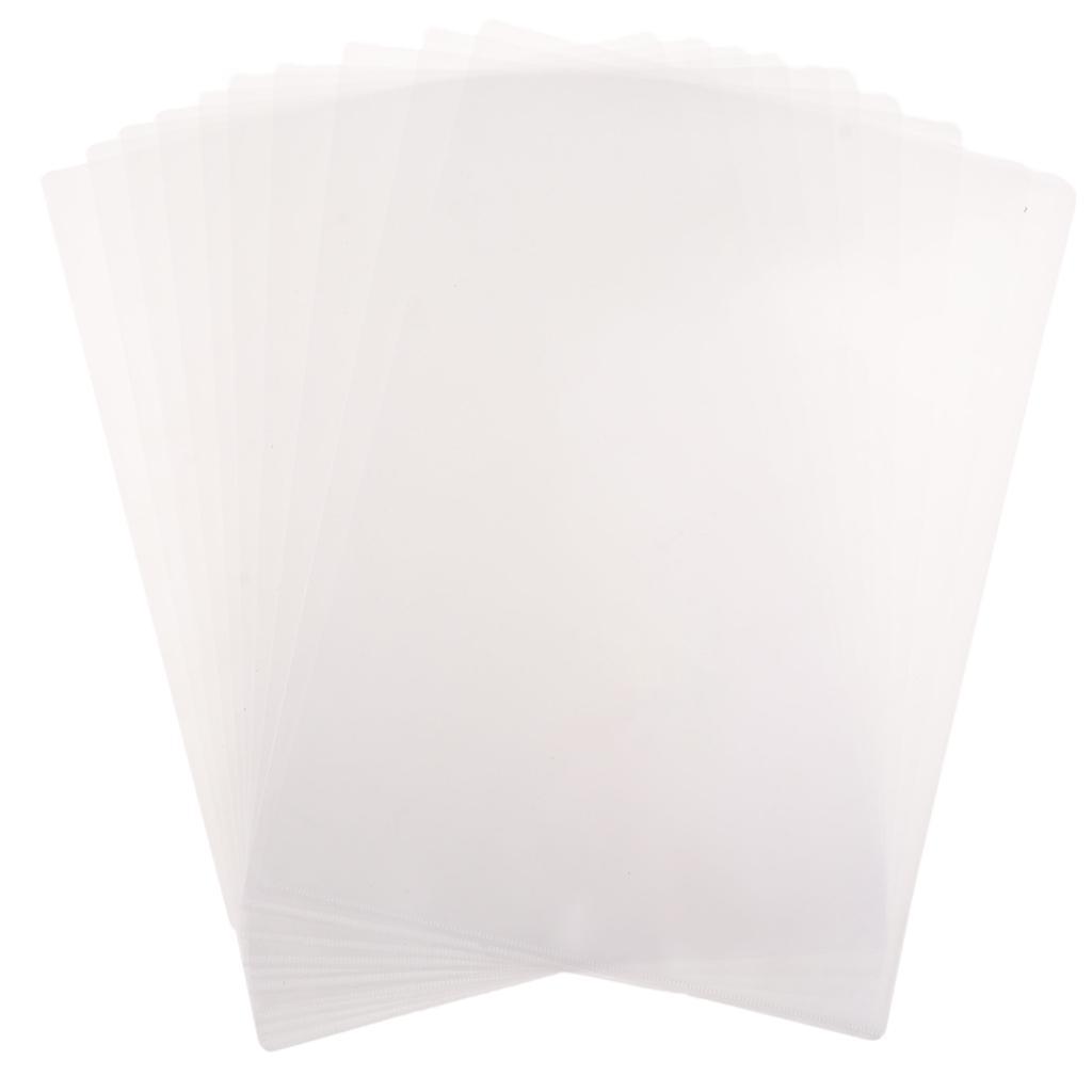 10 Document Storage Clear Sleeves Holder Organizer
