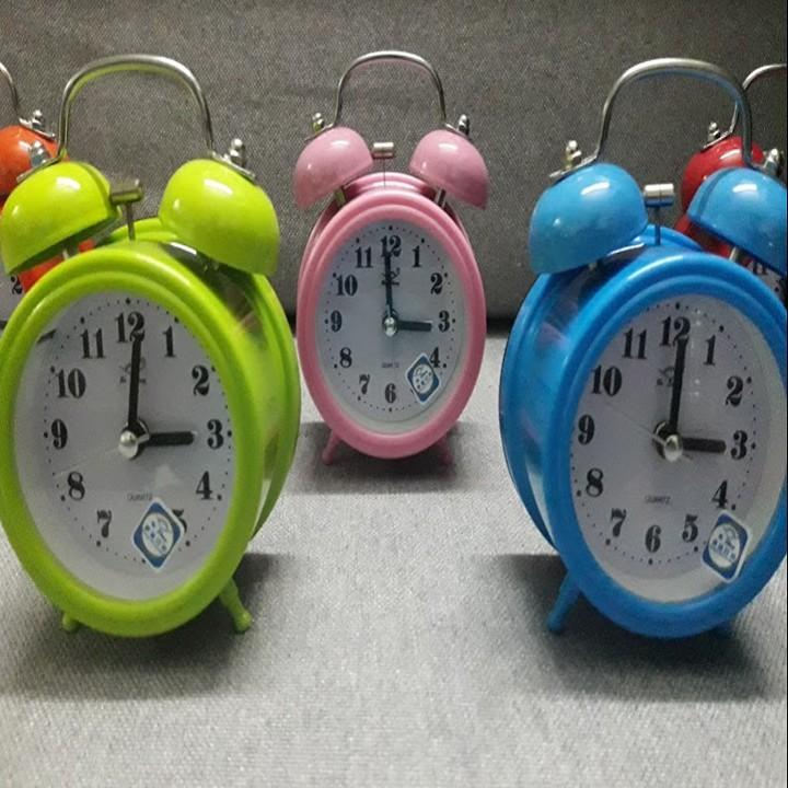 Combo 2 đồng hồ báo thức reo to bằng chuông cơ học cho sinh viên, dân văn phòng - BH 1 đổi 1 (nhiều màu) SIGATO SGT129
