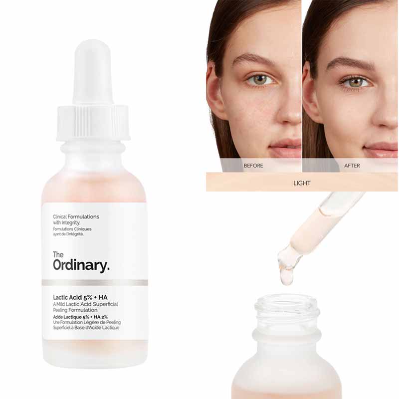 Serum Sáng Da Lactic Acid 10%+ HA - The Ordinary