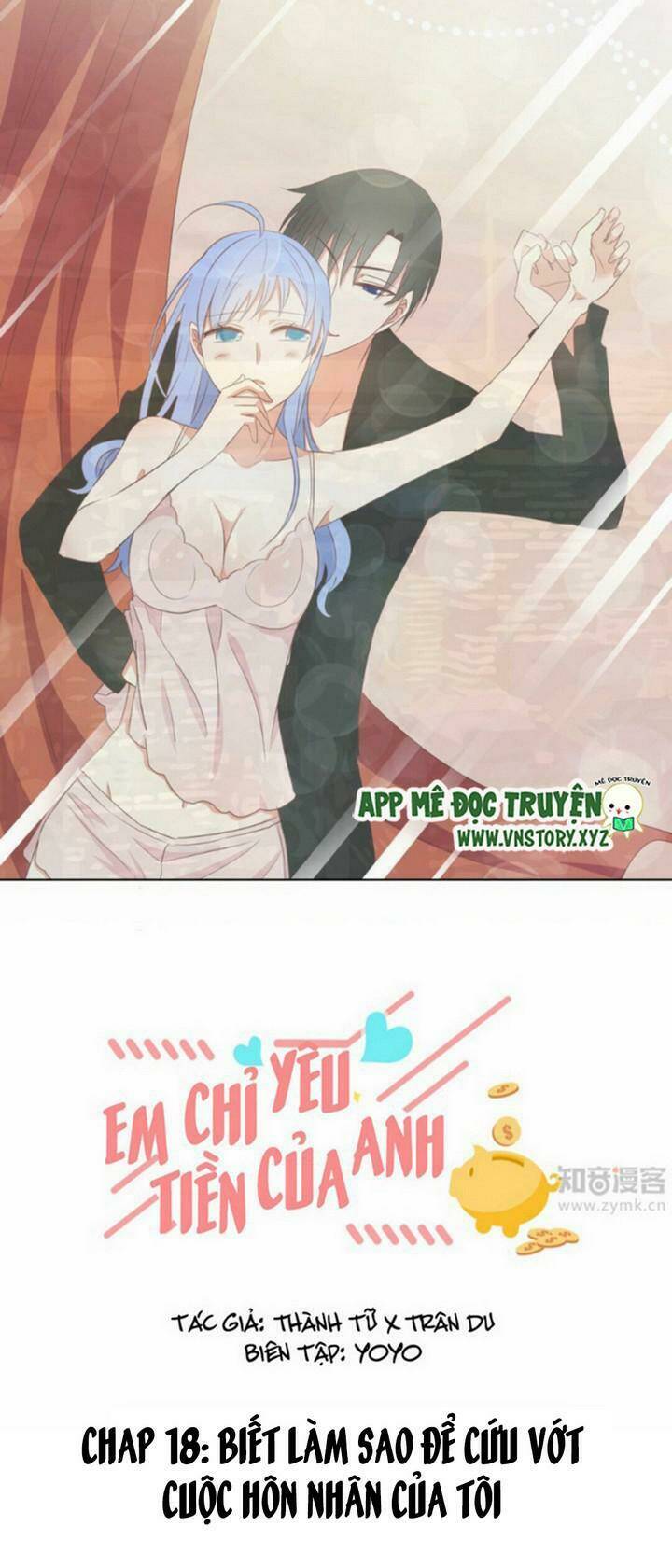 em chỉ yêu tiền của anh chapter 18 1