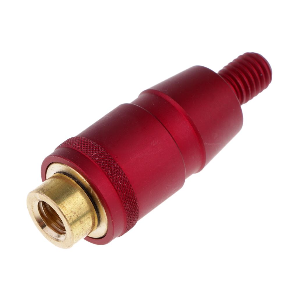 2xFishing Landing Net Connector Head Screw Net Rod Quick Release Adapter Red