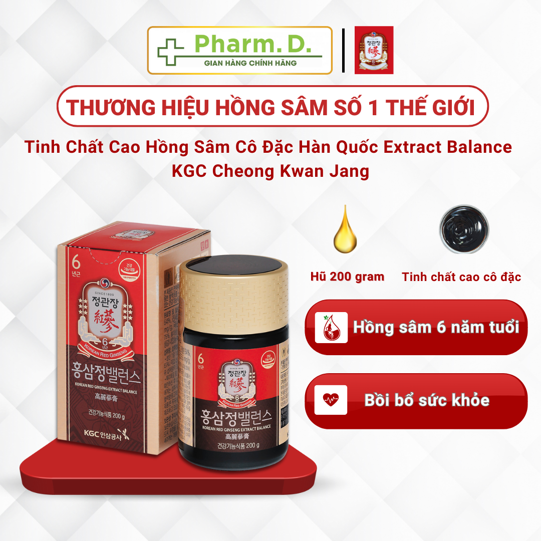 Tinh Chất Cao Hồng Sâm Cô Đặc Extract Balance KGC Cheong Kwan Jang