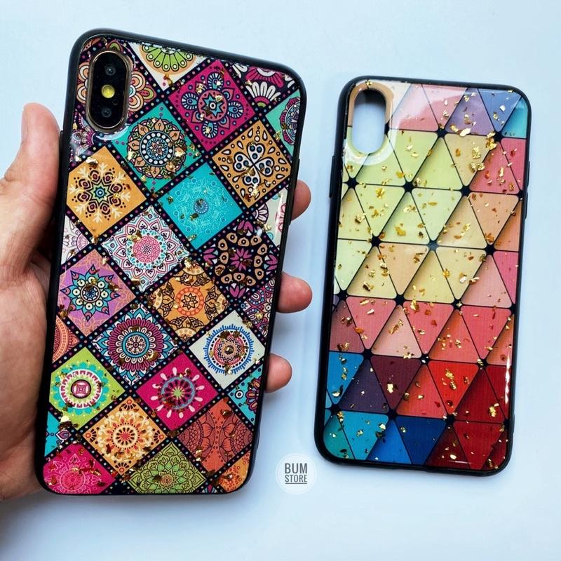 Ốp Lưng Tráng Gương Phong Cách VinTage Cho Dòng Iphone XS Max / 8 Plus / 7 Plus