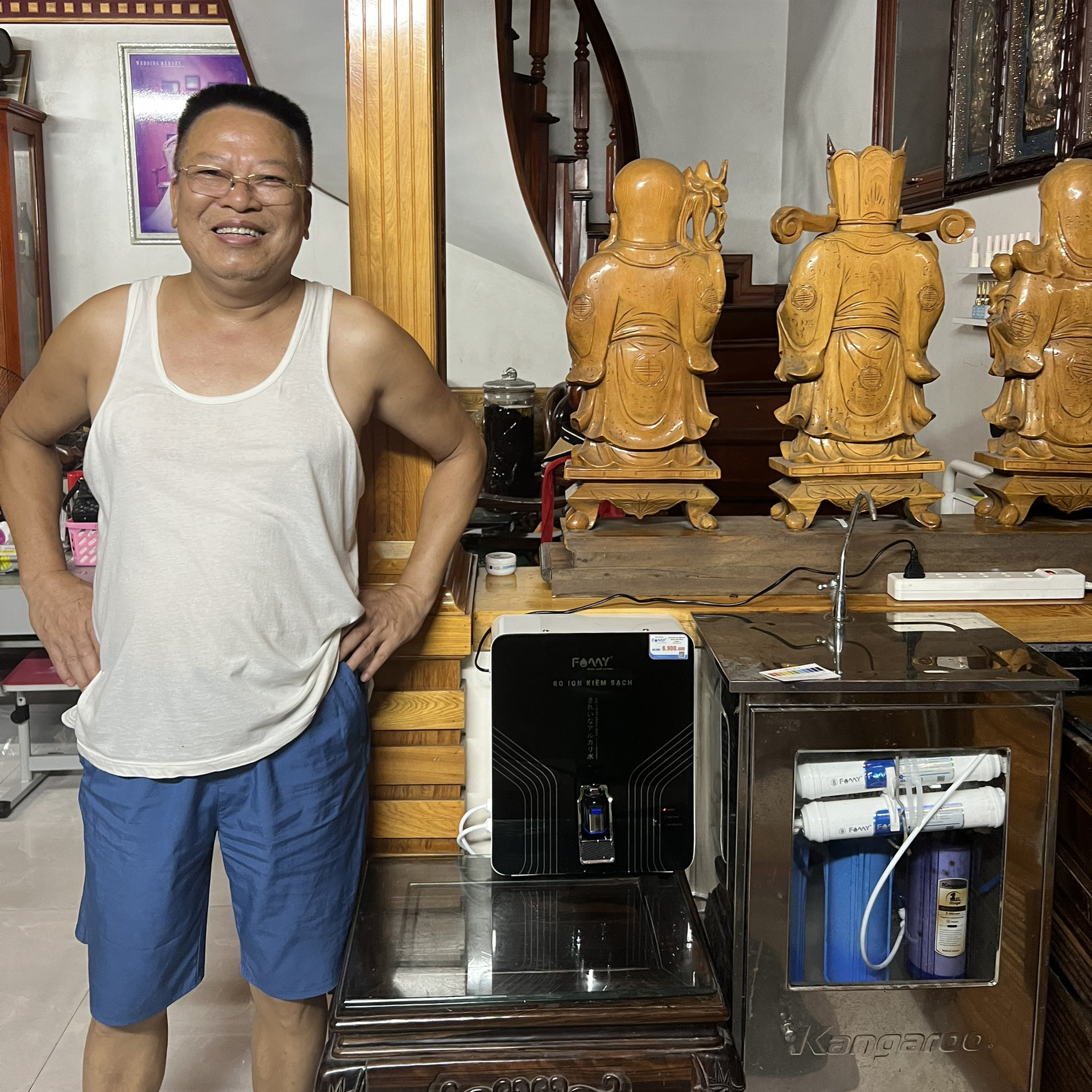 Bộ Chuyển Đổi Nước RO Thành Nước Ion Kiềm - Lắp Đặt Được Cho Các Loại Máy Lọc Nước RO - Hàng Chính Hãng Famy Model RIO-02W