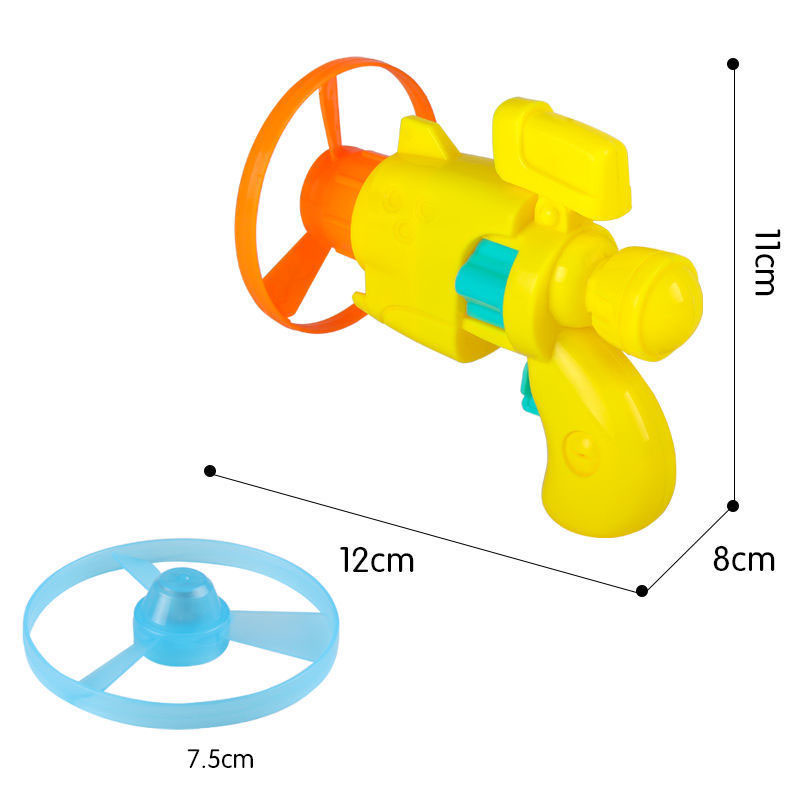 Đồ Chơi Trẻ Em Bắn Vòng Cho Bé 12cm Kèm 4 Vòng Quay