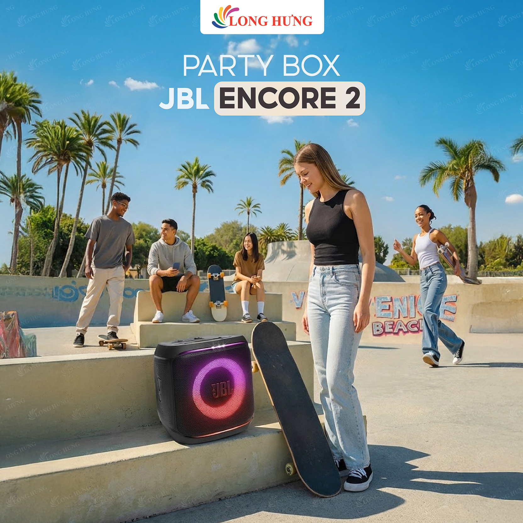 Loa JBL PartyBox Encore 2 JBLPBENCORE22MICAS - Hàng chính hãng