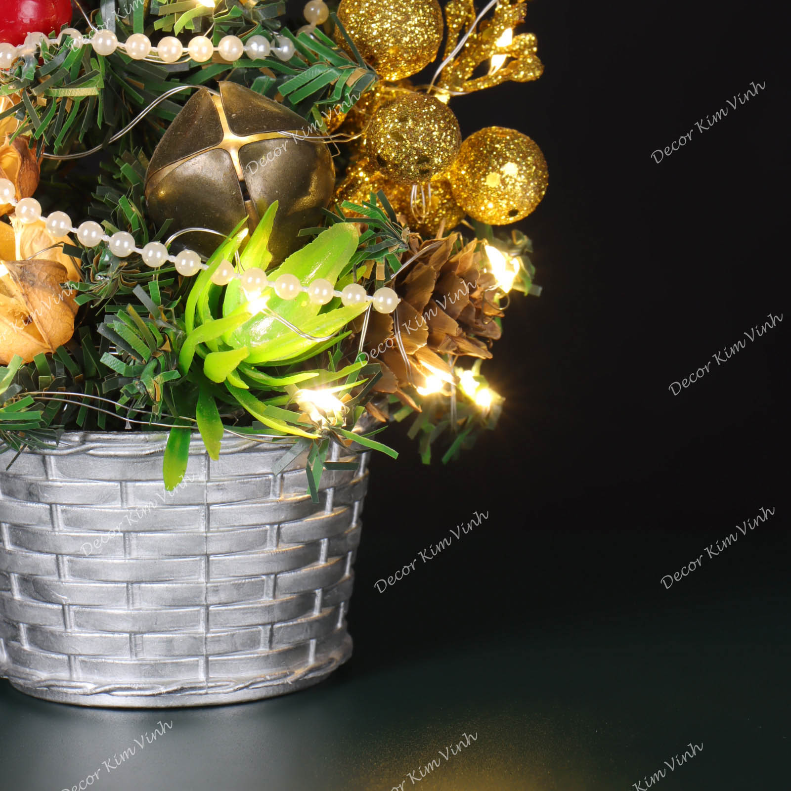 Cây Thông Nhí TNM17 Cây 20cm Trang Trí Giáng Sinh Cây Thông Noel