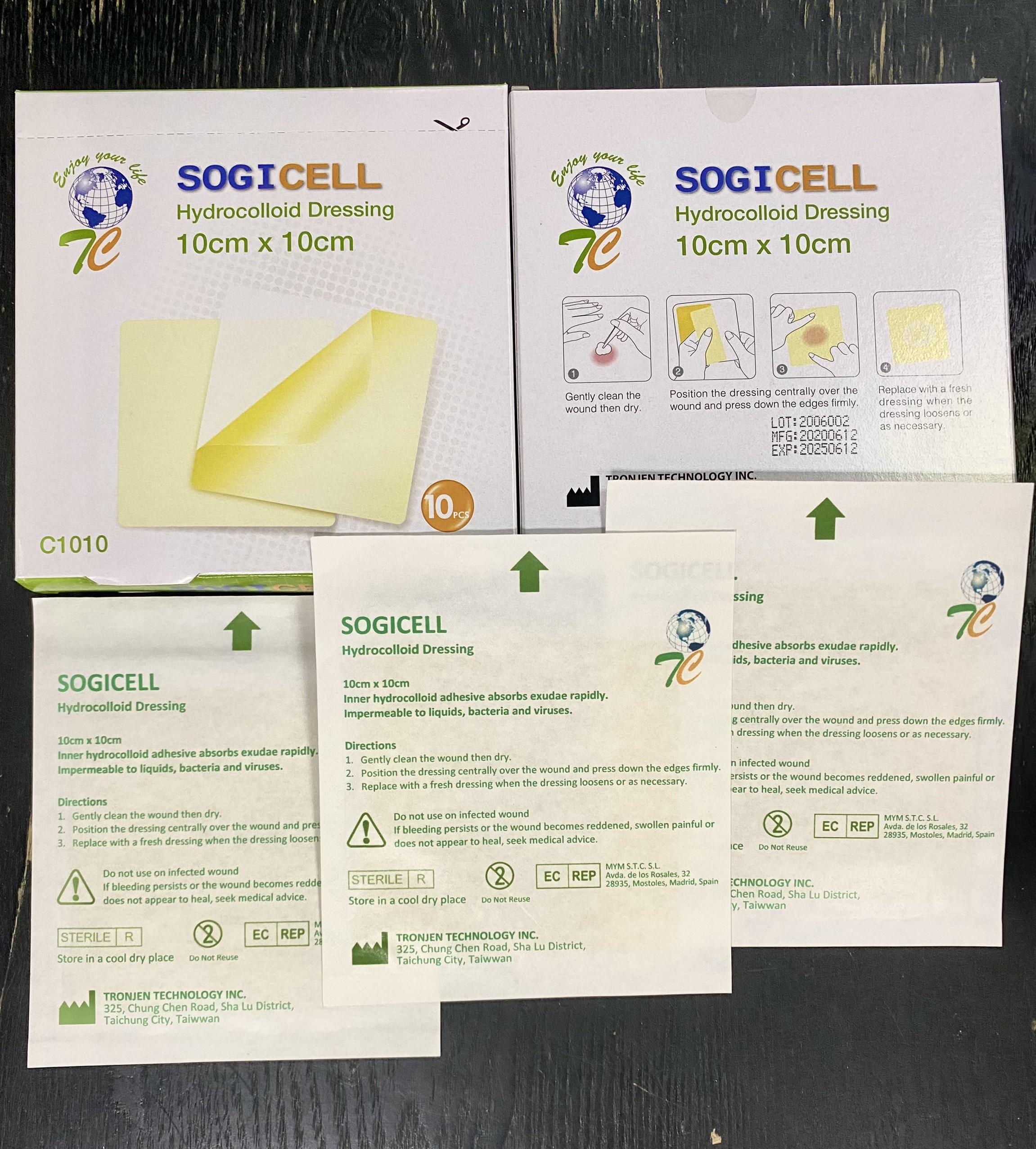 Băng gạc Hydrocolloid SOGICELL