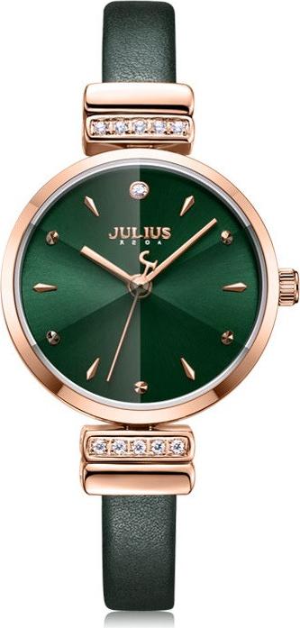 Đồng Hồ Nữ JA-1099 Julius Hàn Quốc Dây Da