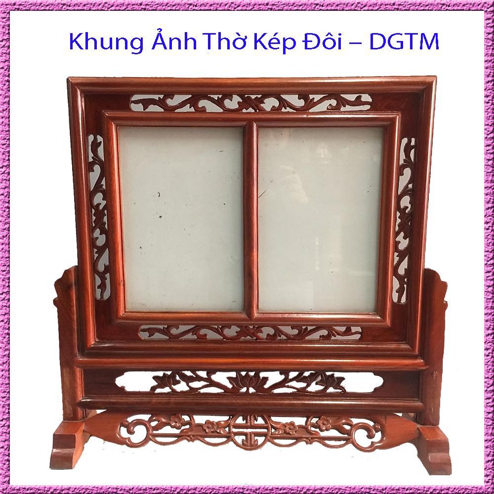 Khung Đôi Ảnh Thờ, Khung Kép 2 Ảnh Thờ Lồng Ảnh 20 x 30cm